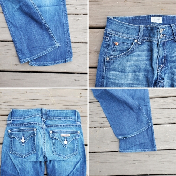 Hudson Signature Petite Bootcut Low Rise Medium Wash Jeans 27 - Picture 8 of 9